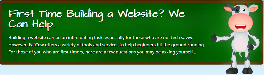 FatCow website building for beginners