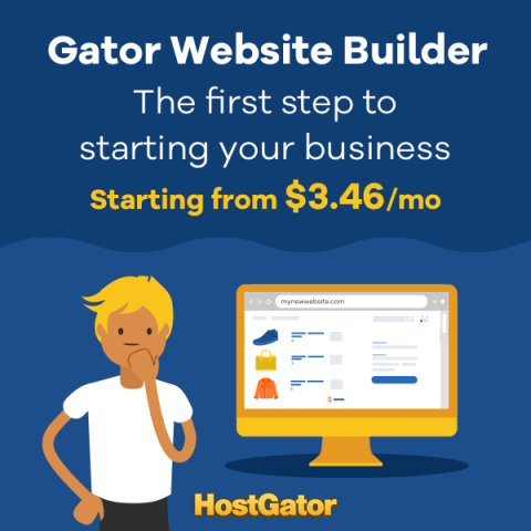 HostGator website builder promotion for your business